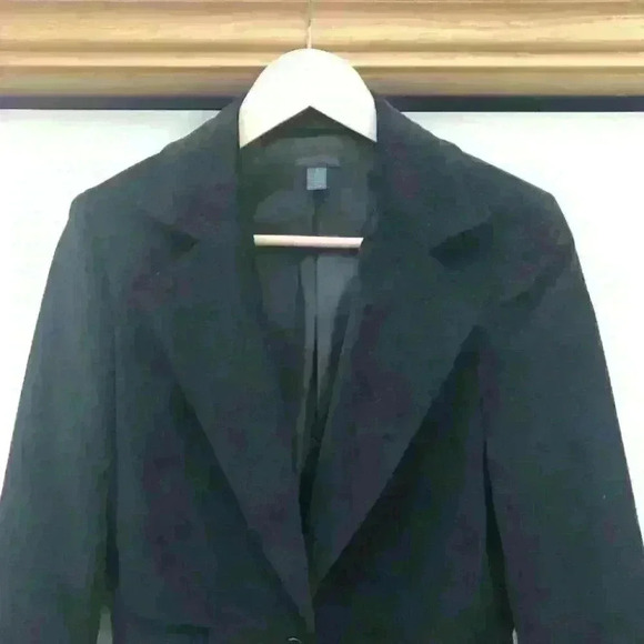 True Religion Single  Button Tailored Black Velvet Blazer Jacket Medium - Picture 3 of 11